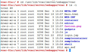 vRA cd vcac folder